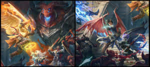 Pathfinder: Wrath Of The Righteous Versus Battle Wallpaper