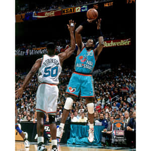 Patrick Ewing All Star Jump Shot Wallpaper