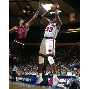 Patrick Ewing Jump Shot Poster Wallpaper