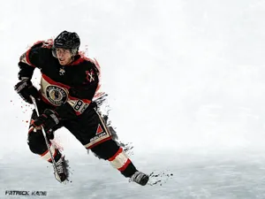 Patrick Kane, Unstoppable Power Of Chicago Blackhawks Wallpaper