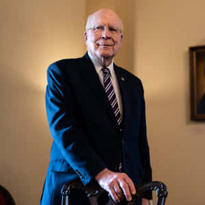 Patrick Leahy Hand On Chair Wallpaper