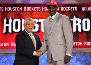 Patrick Patterson N B A Draft Handshake Wallpaper