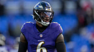 Patrick Queen Baltimore Ravens Linebacker Wallpaper