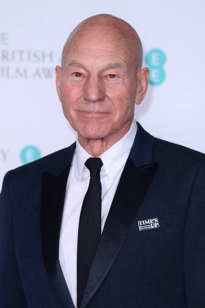 Patrick Stewart Headshot Wallpaper