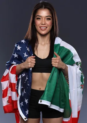 Patriotic Fighter Portrait Wallpaper