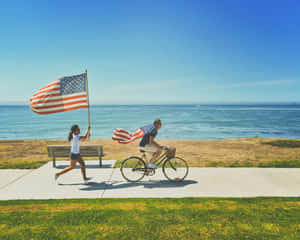 Patriotic Oceanfront Celebration.jpg Wallpaper