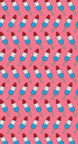Patriotic Popsicle Pattern.jpg Wallpaper