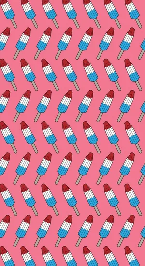 Patriotic Popsicle Pattern.jpg Wallpaper