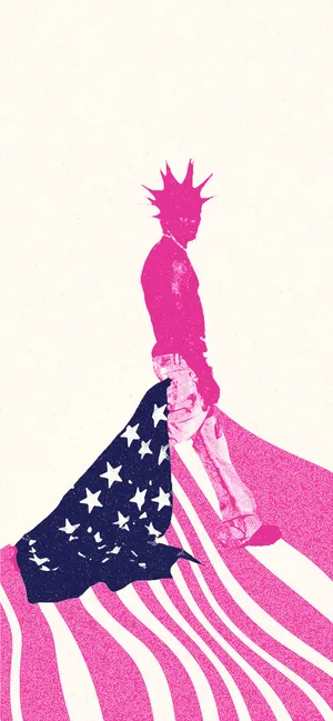 Patriotic Silhouette Art Wallpaper