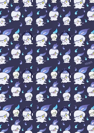 Patterened Litwick Wallpaper