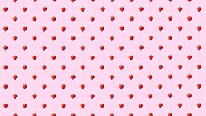 Pattern Of 3d Strawberry Desktop Wallpaper