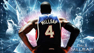 Paul Millsap Abstract Fanart Wallpaper