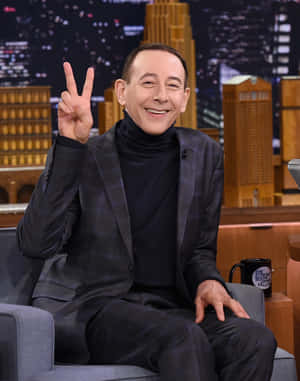 Paul Reubens The Well-known Actor, Writer And Comedian Wallpaper