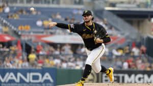 Paul Skenes Pitching Action Wallpaper