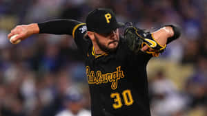 Paul Skenes Pitching Action Wallpaper