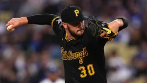 Paul Skenes Pitching Action Wallpaper