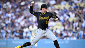 Paul Skenes Pitching Action Wallpaper