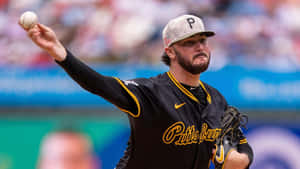 Paul Skenes Pitching Action Wallpaper