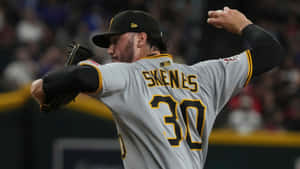 Paul Skenes Pitching Action Wallpaper