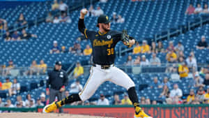 Paul Skenes Pitching Action Wallpaper