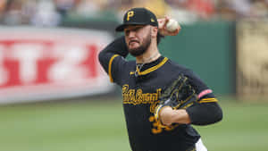 Paul Skenes Pitching Action Wallpaper