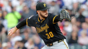 Paul Skenes Pitching Action Wallpaper