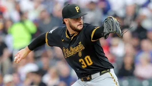 Paul Skenes Pitching Action Wallpaper