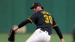 Paul Skenes Pitching Action Wallpaper