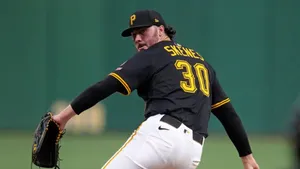 Paul Skenes Pitching Action Wallpaper