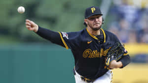 Paul Skenes Pitching Action Wallpaper