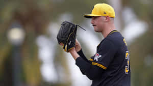 Paul Skenes Pitching Focus Wallpaper