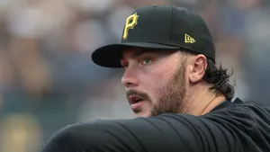 Paul Skenes Pitching Focus Wallpaper