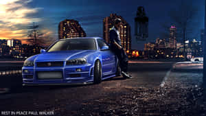 Paul Walker Drives An Iconic Nissan Skyline Wallpaper