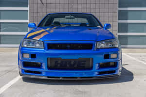 Paul Walker Driving A Skyline Wallpaper