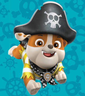 Paw Patrol Pirate Rubble Wallpaper