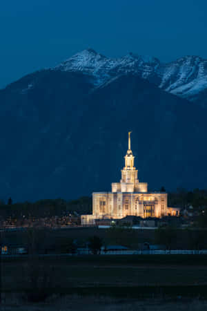 Payson Utah Temple Phone Wallpaper