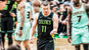 Payton Pritchard Celtics Focus Wallpaper