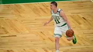 Payton Pritchard Celtics Playmaker Wallpaper