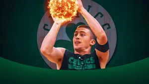 Payton Pritchard Celtics Shot Wallpaper