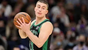 Payton Pritchard In Action Wallpaper