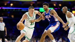 Payton Pritchard In Action Wallpaper