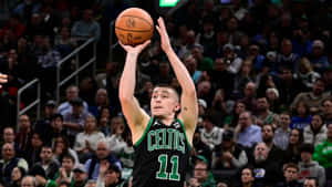 Payton Pritchard Shooting Shot Wallpaper