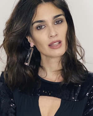 Paz Vega Radiates Elegance In Striking Portrait Wallpaper