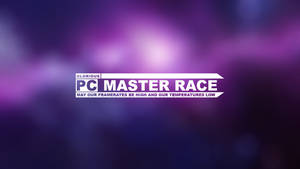 Pc Master Race Blurred Violet Wallpaper