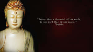 Peaceful_ Buddha_ Quote Wallpaper