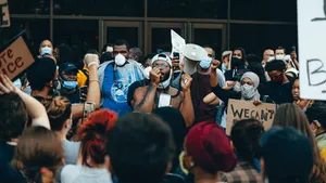 Peaceful Protest Crowd Demonstration.jpg Wallpaper