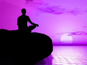 Peaceful Spiritual Meditation In Nature Wallpaper