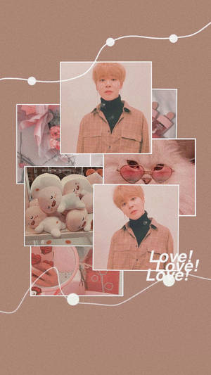 Peach Aesthetic Jimin Wallpaper