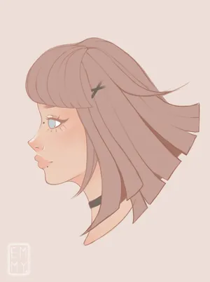 Peach-haired Girl Tiktok Pfp Ideas Wallpaper