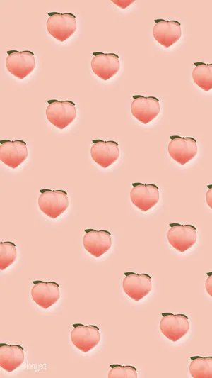 Peach Pattern Pastel Background Wallpaper